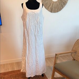 Vintage Spiegel White Backless Dress